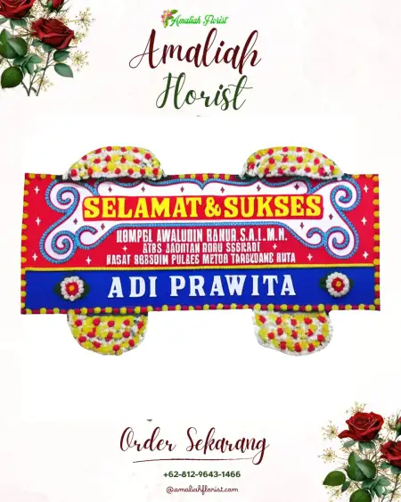 Papan Bunga Ucapan Selamat Larikrejo